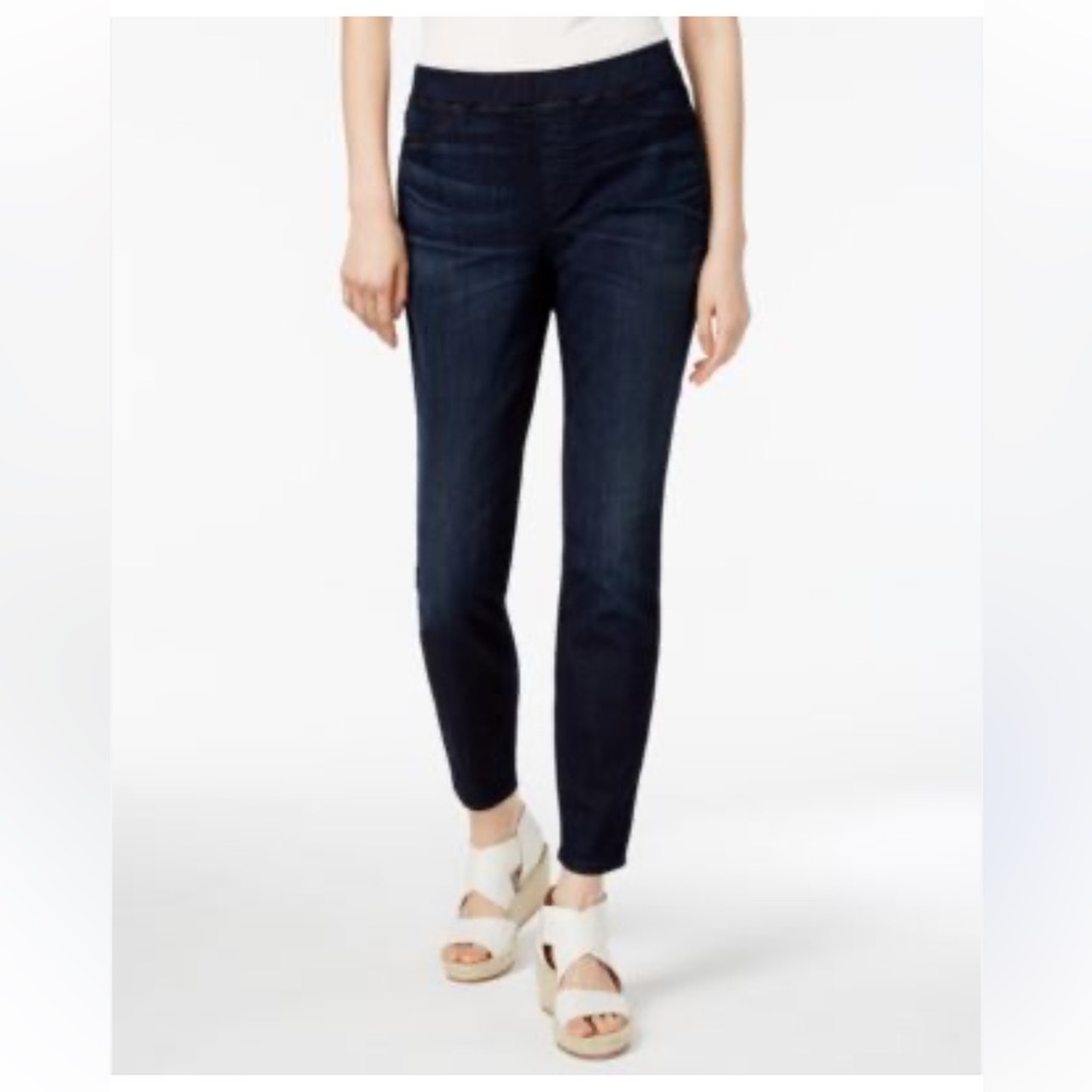 Eileen Fisher Women's Pull On Skinny Jeans Classic‎ - Small Deep Blue